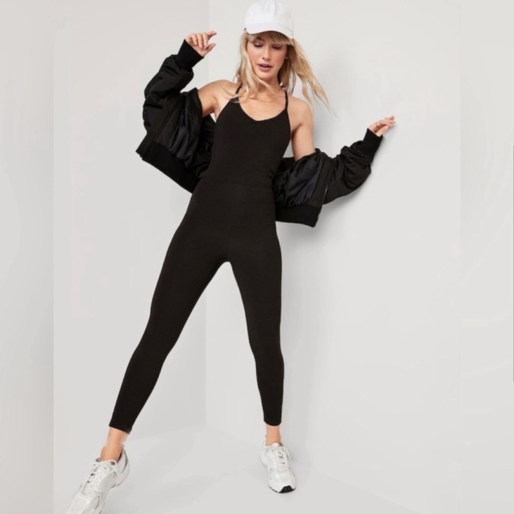 NWT black powerchill cami jumpsuit for women